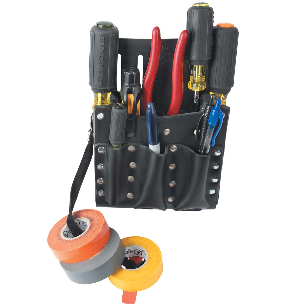 Product image for Klein 5190 10-Pocket Tool Pouch