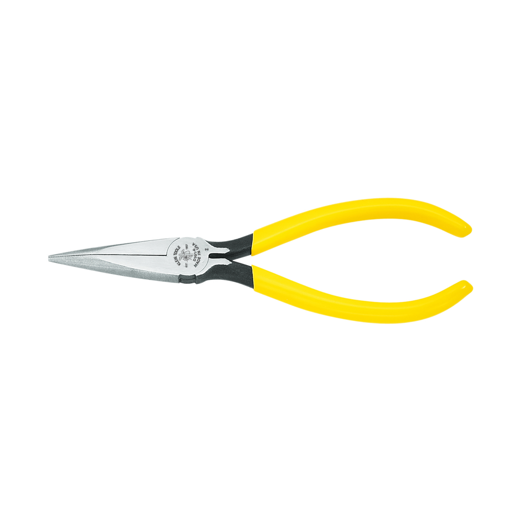 Product image for Klein D301-6C Pliers, Standard Needle Nose Pliers, Spring-Loaded, 6"