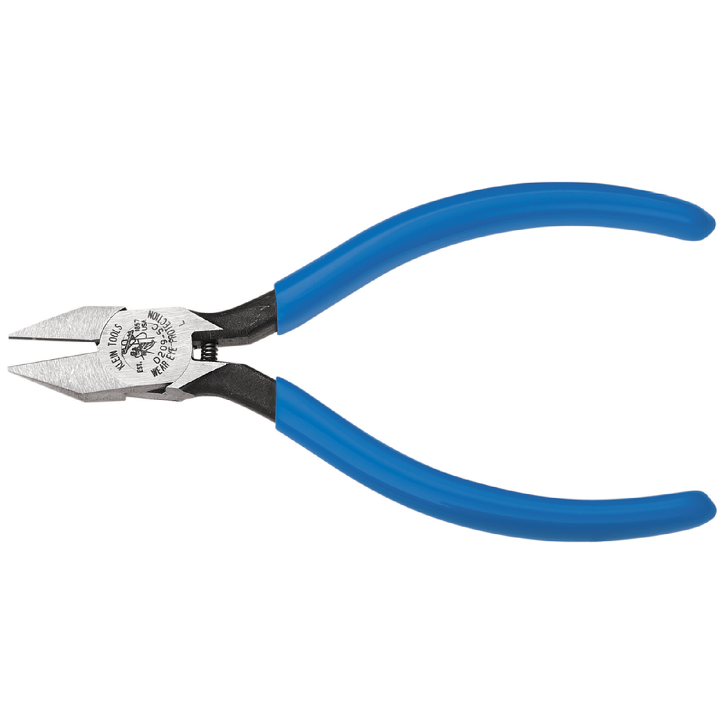 Product image for Klein D209-4C Diagonal Cutting Pliers, Electronics Pliers with Pointed Nose, 4"