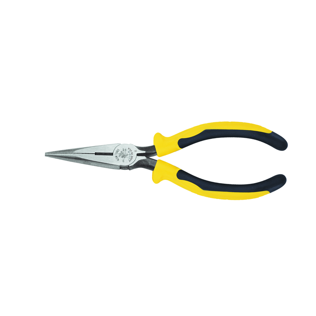 Product image for Klein J203-6 6-3/4" Journeyman&#8482; Long-Nose Pliers, Side-Cutters