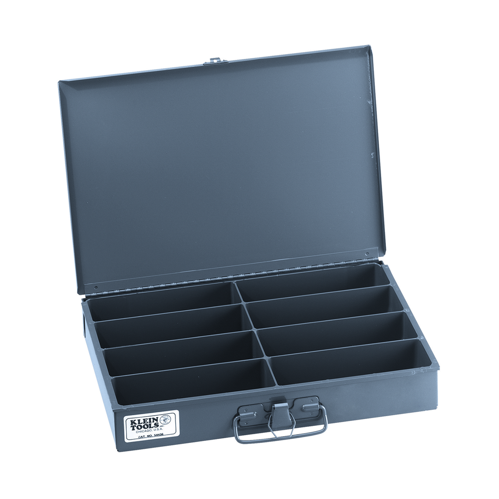 Product image for Klein 54436 Mid-Size 8-Compartment Storage Box