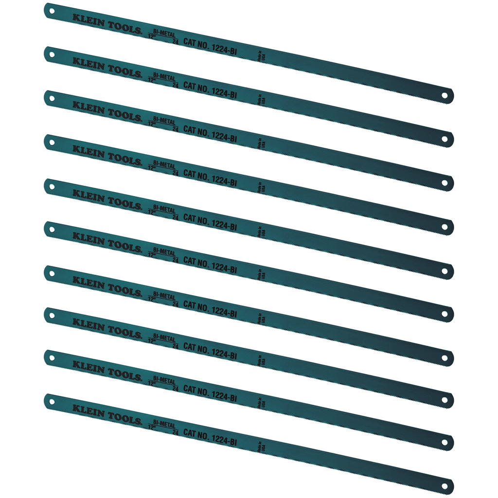 Product image for Klein 1224BI-P 12" Bi-Metal Blades, 10-pk