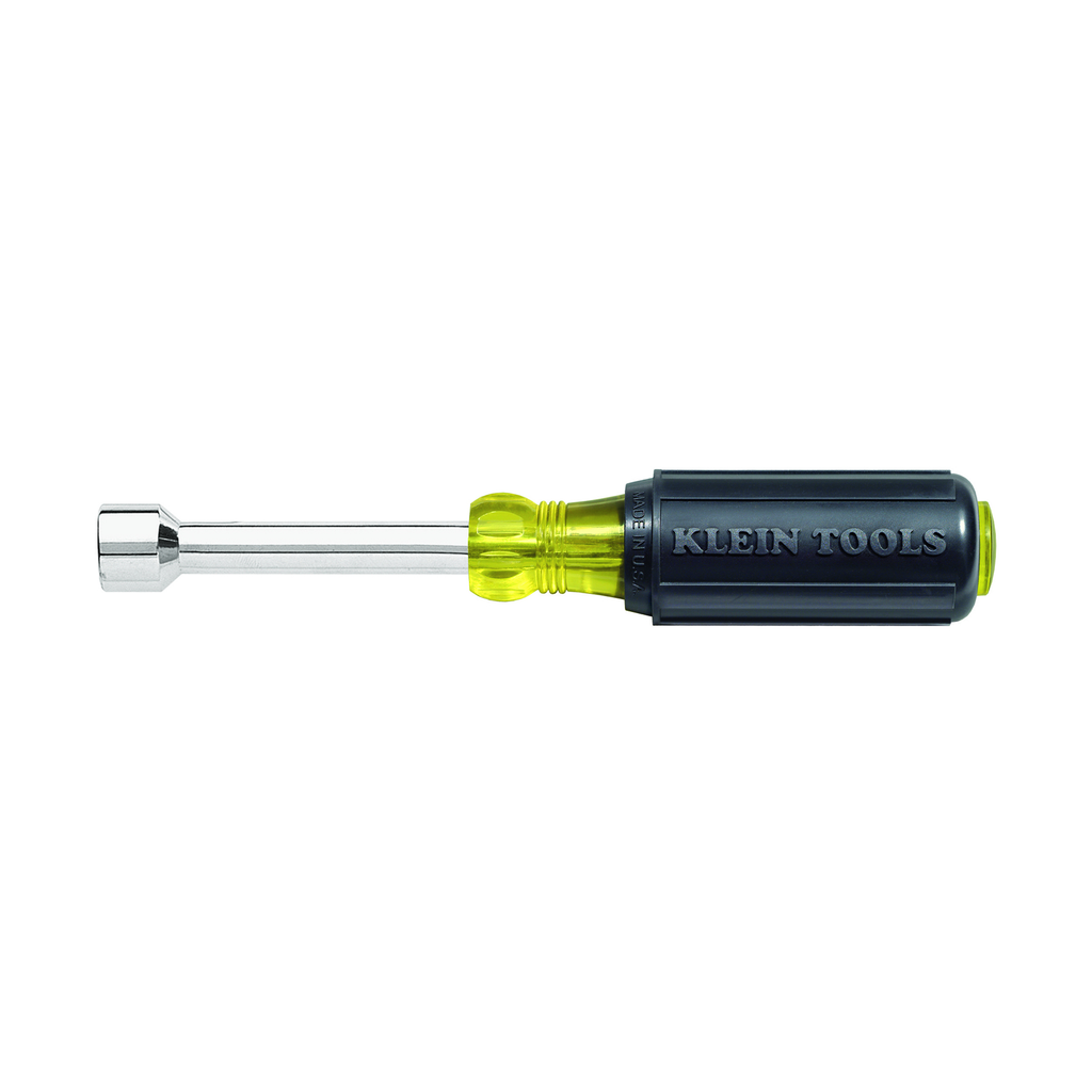 Product image for Klein 630-3/16 3/16" Nut Driver, 3" Hollow Shaft, Cushion Grip