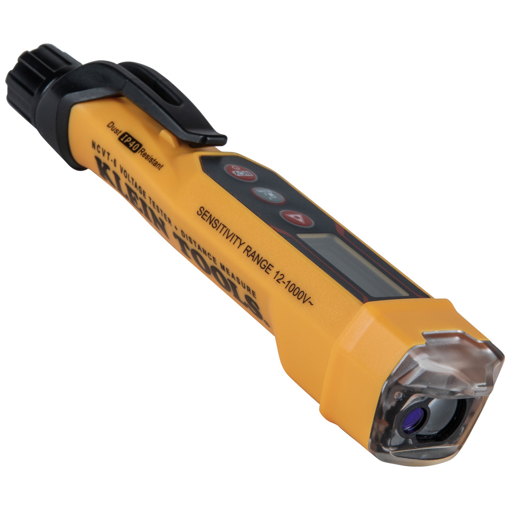 Mayer-DDS-Non-Contact Voltage Tester Pen, 12-1000V AC, with Laser Distance Meter-2