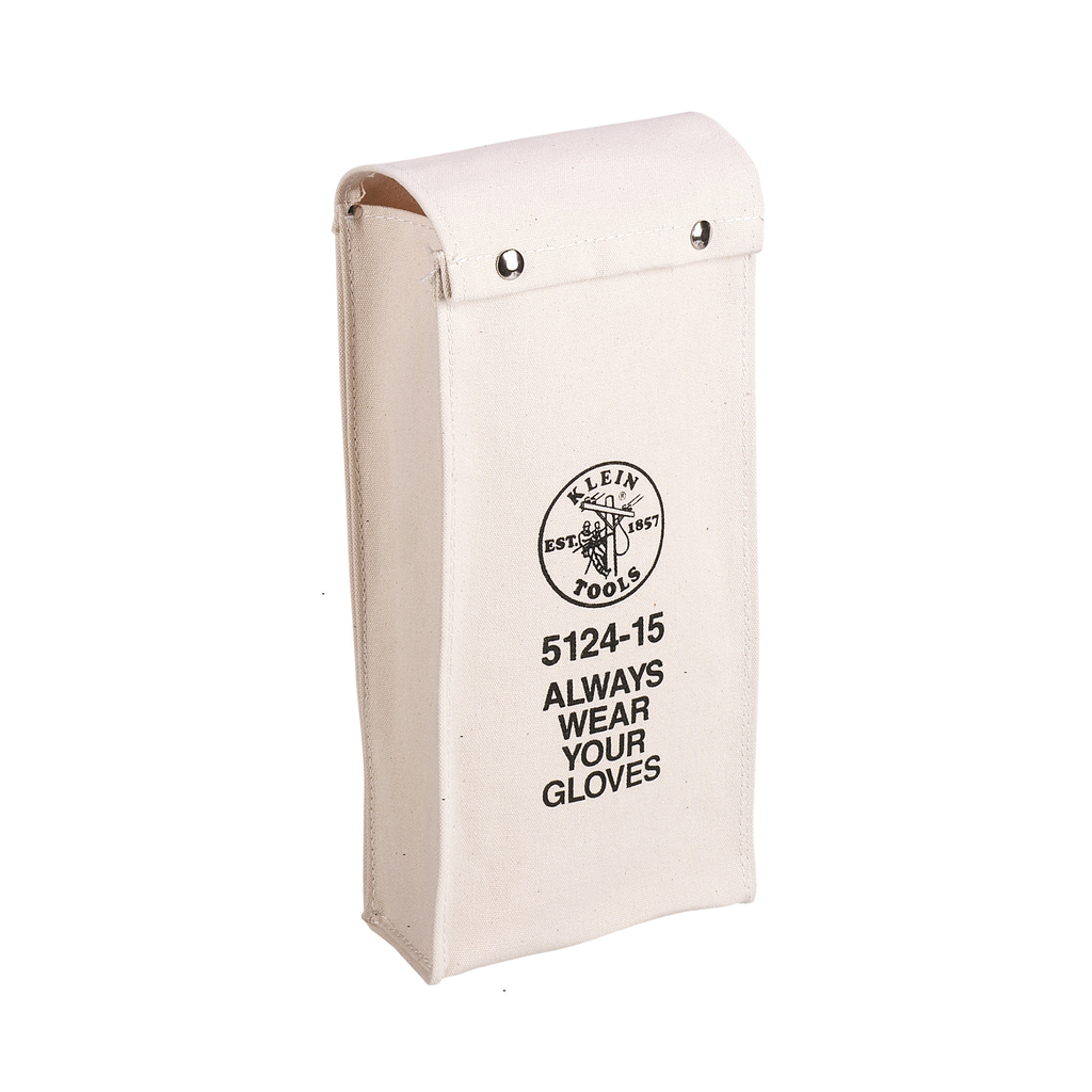 Product image for Klein Tools 5124-15 17 x 8 Inch Canvas Gloves Bag