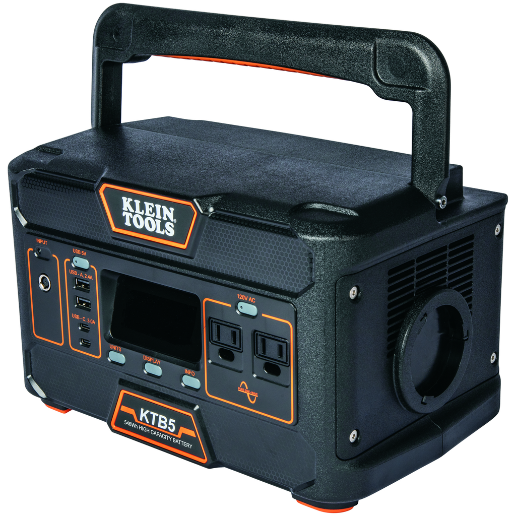 Product image for Klein KTB5 Portable Power Station, 546 Wh
