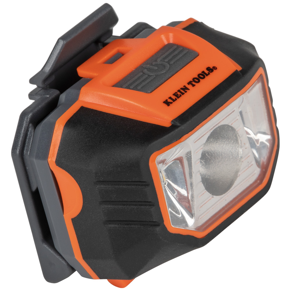 C♡ Hard Hat, Non-vented, Orange Cap Style with Headlamp