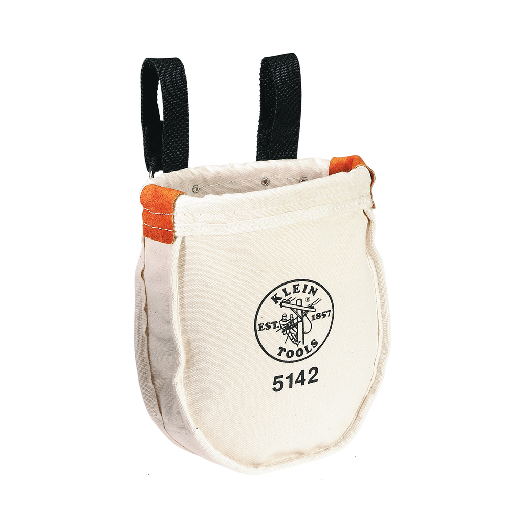 Product image for Klein 5142 Tool Bag, Canvas Utility Bag, Loop Connection, 9 x 8 x 10"