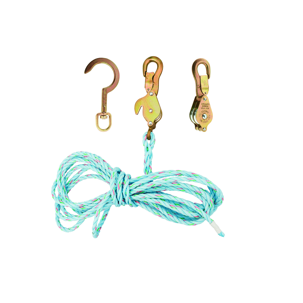 Product image for Klein 1802-30SSR Block and Tackle 259 Anchor Hook Spliced