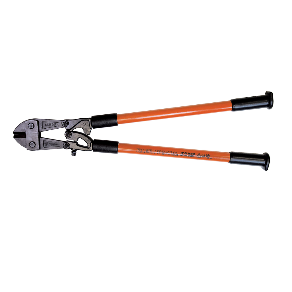 Product image for Klein 63130 Bolt Cutter, Fiberglass Handle, 30-1/2"