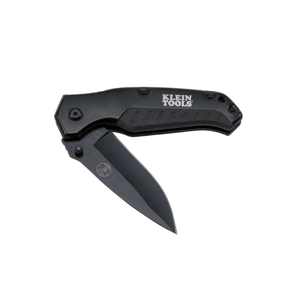 Mayer-DDS-Pocket Knife, Black, Drop Point Blade-2