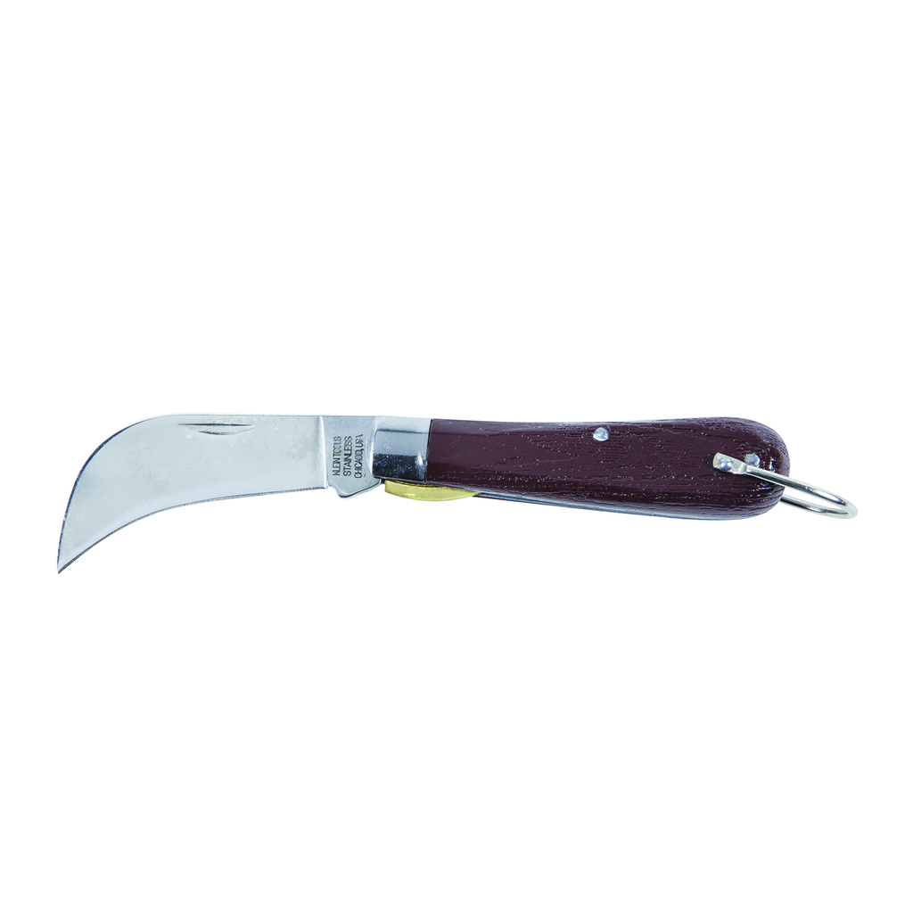 Product image for Klein 1550-44 Electrician's Knife, 2-5/8-Inch Hawkbill Slitting Blade