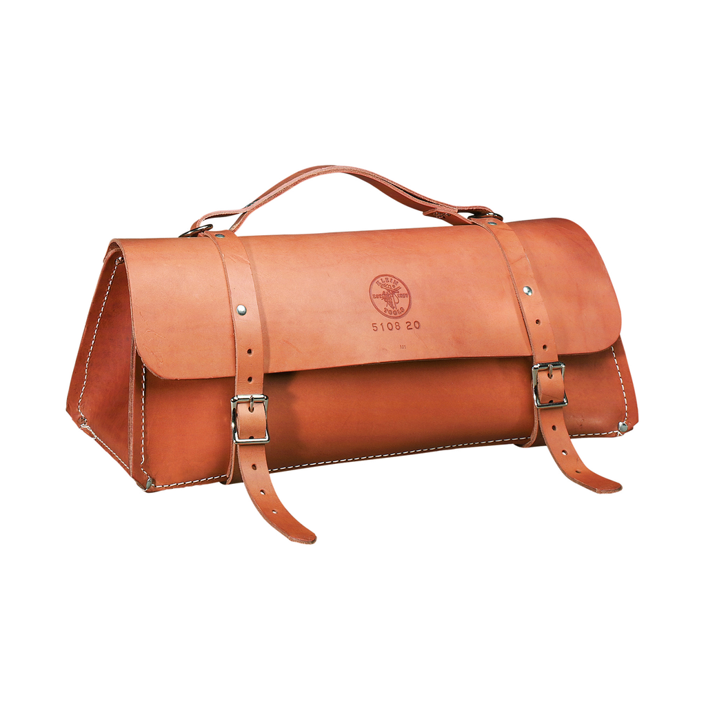 Product image for Klein 5108-24 Deluxe Leather Bag, 24"