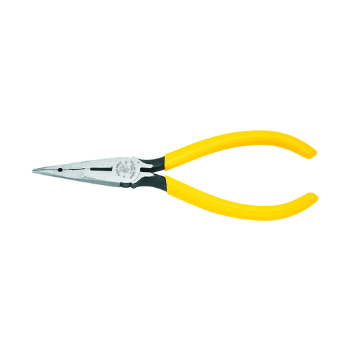 Product image for Klein 71980 Telephone Work Pliers, Needle-Nose Side-Cutters, Type L1, 6-1/2"