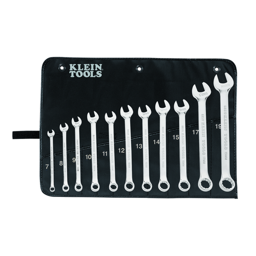 Product image for Klein 68502 Metric Combination Wrench Set, 11-Piece