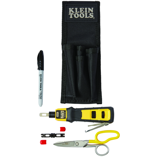 Product image for Klein VDV027-813 LAN Installer Starter Kit, Punchdown
