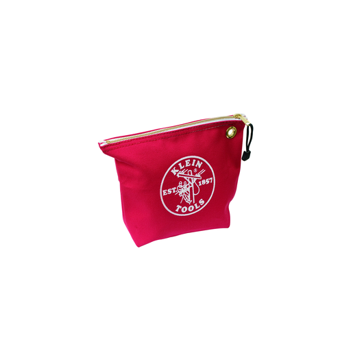 Zipper Bag, Canvas Tool Pouch, 10-Inch, Red