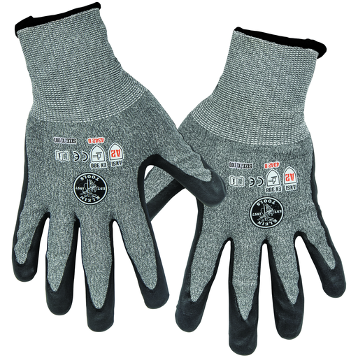 Klein 60197 Work Gloves, Cut Level 2, Touchscreen, X-Large, 2-Pair Product image for Klein 60197 Work Gloves, Cut Level 2, Touchscreen, X-Large, 2-Pair