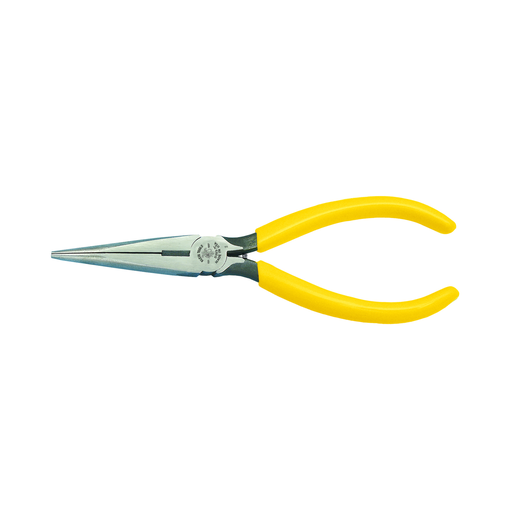 Product image for Klein D203-7C Pliers, Needle Nose Side-Cutters with Spring, 7"