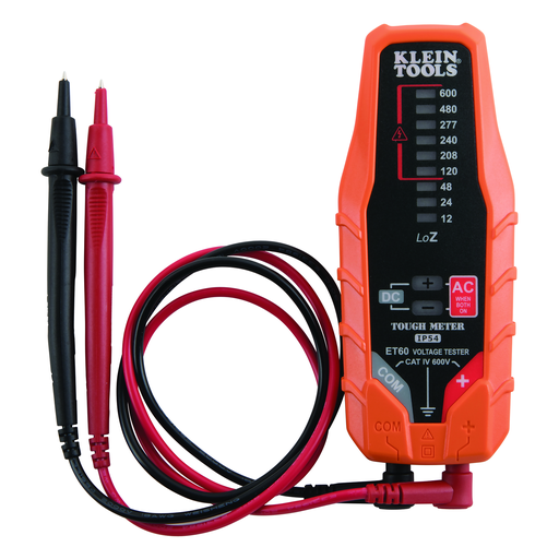 ET60 - Electronic AC/DC Voltage Tester, 12 to 600V