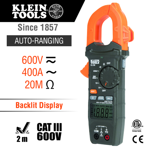 Mayer-DDS-Digital Clamp Meter, AC Auto-Ranging 400 Amp-2