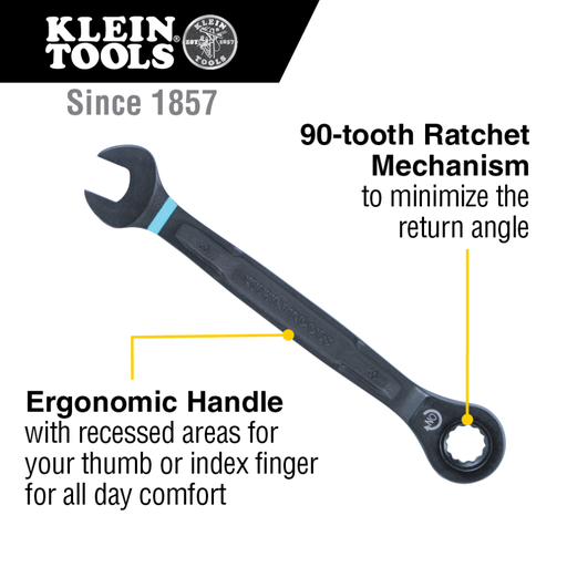 KLEIN 69408MG Metric Ratcheting Wre Product image for KLEIN 69408MG Metric Ratcheting Wre