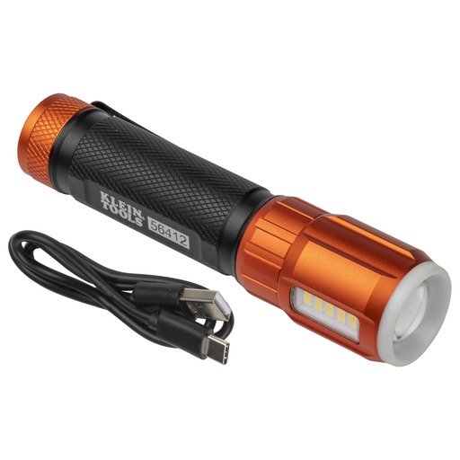 Picture of 56412 - Rechargeable LED Flashlight with Worklight