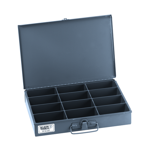 Klein 54437 Mid-Size Storage Box, 12-Compartment Product image for Klein 54437 Mid-Size Storage Box, 12-Compartment