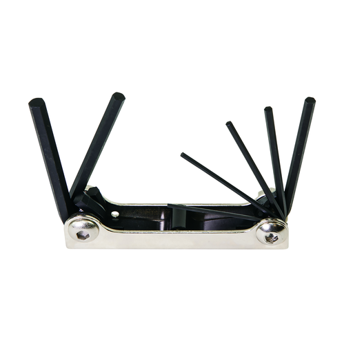 Mayer-DDS-Folding Hex Key Set, 7-Key, Metric Sizes-1