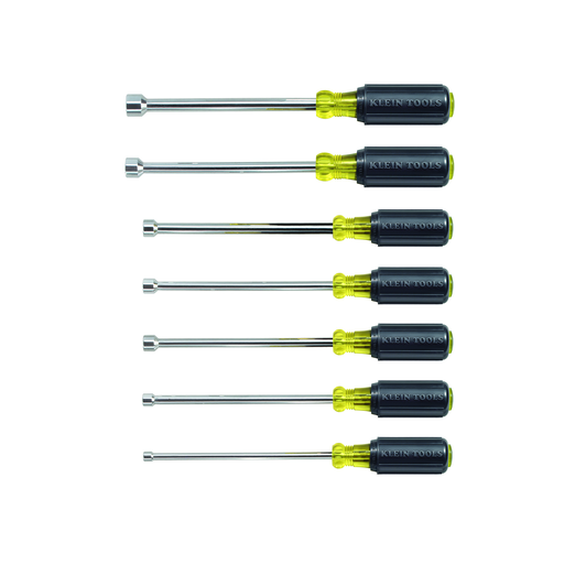 Nut Driver Set, 6-Inch Shafts, 7-Piece