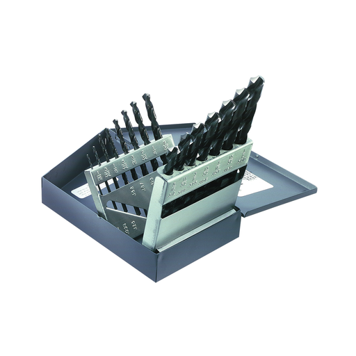 Product image for Klein 53001 Regular-Point Drill-Bit Set, 15-Piece