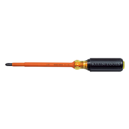Product image for Klein 6337INS Insulated Screwdriver, #3 Phillips, 7" Shank
