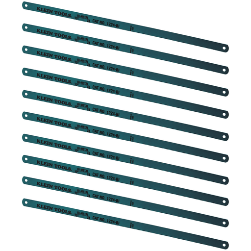 Product image for Klein 1224BI-P 12" Bi-Metal Blades, 10-pk