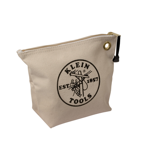 Mayer-DDS-Zipper Bag, Canvas Tool Pouch, 10-Inch, Natural-2