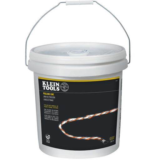 Poly Pull Line with Orange Tracer 6500-Foot