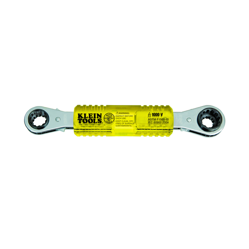 Klein KT223X4-INS Lineman's Insulating 4-in-1 Box Wrench Product image for Klein KT223X4-INS Lineman's Insulating 4-in-1 Box Wrench