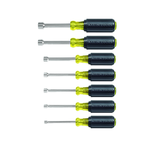 Nut Driver Set, 3-Inch Shafts, Cushion-Grip™, 7-Piece