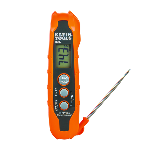 Product image for Klein IR07 Dual IR/Probe Thermometer