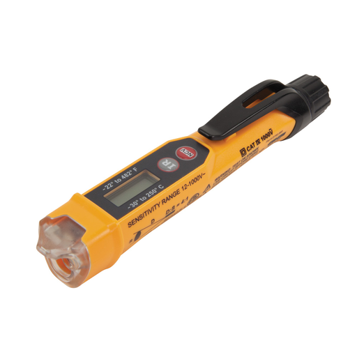 Mayer-DDS-Non-Contact Voltage Tester Pen, 12-1000 AC V with Infrared Thermometer-2