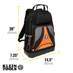 Tradesman Pro™ Tool Bag Backpack, 39 Pockets, Black, 14-Inch