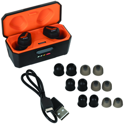 Product image for Klein AESEB1 Bluetooth Jobsite Earbuds, w/ Carrying Case, Charging Cable