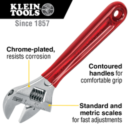 Adjustable Wrench Extra Capacity, 6-1/2-Inch