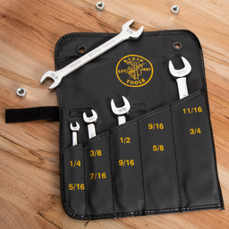 Open-End Wrench Set, 5-Piece
