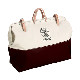 Product image for Klein 5105-20 High-Bottom Canvas Tool Bag, 20"