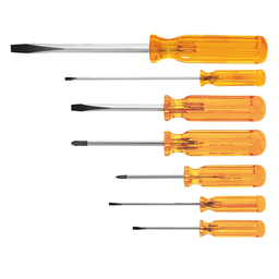 Screwdriver Set, Slotted and Phillips Bull, 7-Piece