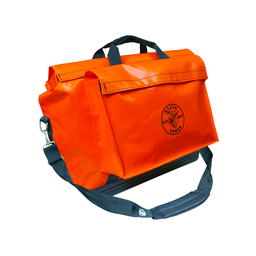 Product image for Klein 5181ORA Tool Bag, Vinyl Equipment Bag, Orange, Large
