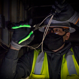 Pliers, Needle Nose Side-Cutters, High-Visibility, 8-Inch