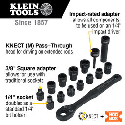 KLEI 65400 15 PC IMPACT WRENCH SET