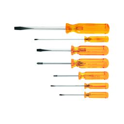 Screwdriver Set, Slotted and Phillips Bull, 7-Piece