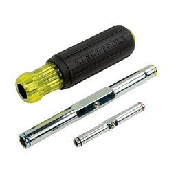 5-in-1 Multi-Bit Screwdriver / Nut Driver, Heavy Duty